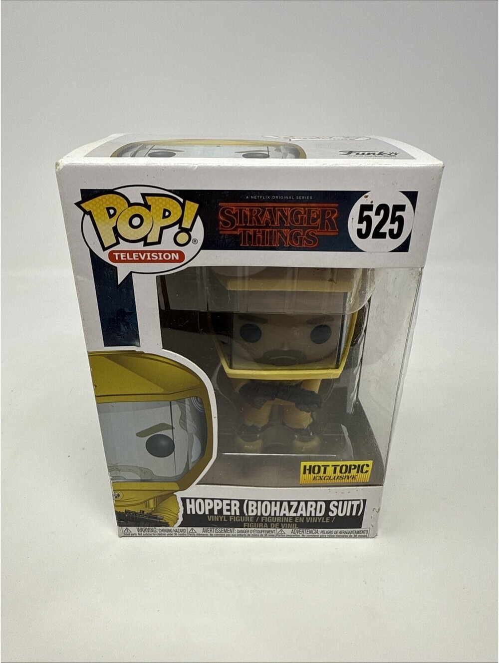 Funko Pop! Vinyl: Stranger Things - Jim Hopper (Biohazard Suit) - Hot Topic #525